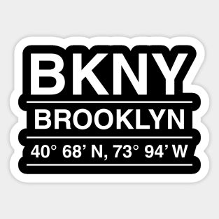 Where Brooklyn At Sticker